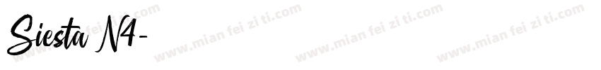 Siesta N4字体转换